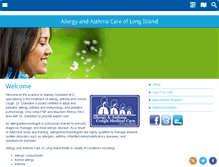 Tablet Screenshot of allergyasthmacough.com